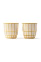 Набір чашок Pols Potten Digi Cups 300 ml 2-pack барвистий 230.400.568