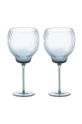 Набор бокалов для вина Pols Potten Pum Wineglasses 700 ml голубой