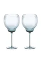 Komplet kozarcev za vino Pols Potten Pum Wineglasses 700 ml modra