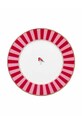 Pip Studio un set de farfurii Love Birds Stripes Red 6-pack multicolor 51001238