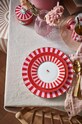 Pip Studio un set de farfurii Love Birds Stripes Red 6-pack 51001238 multicolor AA00