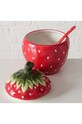 Boltze konténer befőttekhez 14 cm piros 2044707
