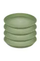 зелёный Набор тарелок Koziol Connect 20,5 cm 4 шт Unisex
