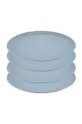 голубой Набор тарелок Koziol Connect 25,5 cm 4 шт Unisex