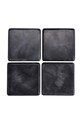 set de șervețele pentru masă 4-pack negru KAL.0897