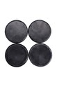Σετ σουπλά για το τραπέζι 4-pack μαύρο KAL.0898