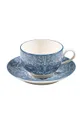 голубой Чашечка с блюдцем Zafferano Tue Tea 4 шт Unisex