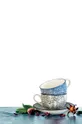 Φλιτζάνι και πιατάκι Zafferano Tue Tea 4-pack μπλε
