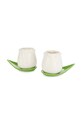 Набір чашок з блюдцями Balvi Tulip 100 ml 2-pack білий 27860