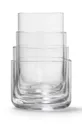 transparentny Aarke zestaw szklanek Nesting 4-pack Unisex