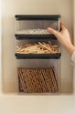 Brabantia container 3-pack gri 230783