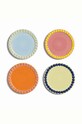 &k amsterdam set piatti pacco da 4 multicolore 2827.01