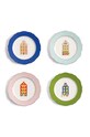 Набір тарілок &k amsterdam canal house large 4-pack барвистий 2180.01