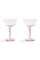 Набір келихів &k amsterdam 2-pack рожевий 344.03