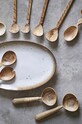 Madam Stoltz łyżki sałatkowe 2-pack MSD23S.02 brązowy AA00