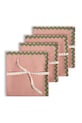 Really Nice Things zestaw serwetek Wavy 4-pack różowy 104471