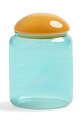 &k amsterdam contenitore con copperchio puffy turquoise multicolore 1471.05