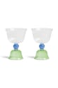 &k amsterdam zestaw kieliszków tulip green 200 ml 2-pack multicolor 351.03