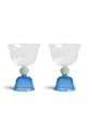 Σετ ποτηριών κρασιού &k amsterdam tulip blue 200 ml 2-pack πολύχρωμο 351.01