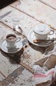 Набір блюдець Bonna Kaff Cappuccino 6-pack KAF01CPT.SET.6 білий