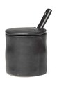 ferm LIVING recipient cu capac Flow Jar negru 110253101