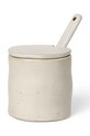 ferm LIVING recipient cu capac Flow Jar alb 1104264629
