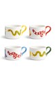 Набір чашок &k amsterdam haines 4-pack барвистий 2841.05