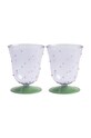 Набор бокалов &k amsterdam glass dot purple 200 ml 2 шт мультиколор 358.06