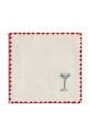 Sada koktejlových obrúskov &k amsterdam Napkin Cocktail Zigzag 4-pak viacfarebná 6044.02