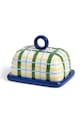 &k amsterdam vaj tartó Plaid Blue többszínű 2839.01
