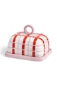 &k amsterdam vas pentru unt Plaid Pink multicolor 2839.02