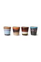 Hkliving set de cești espresso 80 ml 4-pack ACE7239 multicolor AA00