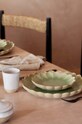 Набір тарілок для закусок Costa Nova Marrakesh 19 cm 6-pack 2KEP191E.EUC.SET6 зелений AA00