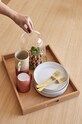 Кухня та бар Підставка для торту з кришкою Hübsch Flora 661510 прозорий