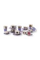 Pols Potten set de cești de espresso cu farfurioare pentru 4 persoane Aunty 90 ml bleumarin 230.400.628