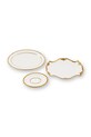 Pols Potten zestaw talerzy Golden Finds 3-pack biały 230.400.634