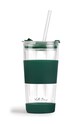 Термокружка з соломинкою Vialli Design Fuori 600 ml зелений 30398.