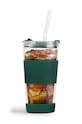 Термокружка з соломинкою Vialli Design Fuori 600 ml 30398. зелений AA00