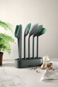 Lekue set accesorii de bucatarie cu suport Non-Scratch 5-pack verde 883484