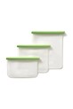 Lekue set de pungi alimentare 3-pack verde 883446