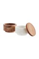 Madam Stoltz recipient cu capac Marble KT27536.WHT multicolor AA00