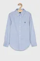μπλε Polo Ralph Lauren - Παιδικό πουκάμισο 134-176 cm Για αγόρια