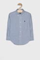 Polo Ralph Lauren - Camasa copii 92-104 cm cu modele albastru 321600259001