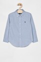 Polo Ralph Lauren - Koszula dziecięca 110-128 cm 322600259004 bawełna niebieski 322600259004