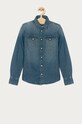Jack & Jones - Camasa de bumbac pentru copii 128-176 cm lung albastru 12148417