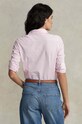 Хлопковая рубашка Polo Ralph Lauren 211664427002 розовый AA00