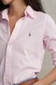 Одежда Хлопковая рубашка Polo Ralph Lauren 211664427002 розовый