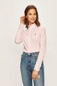 růžová Bavlněné tričko Polo Ralph Lauren Dámský