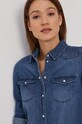 Vero Moda Koszula bawełniana niebieski 10209106