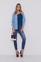Îmbrăcăminte Guess Cămașă W1GH36.D4D22 albastru